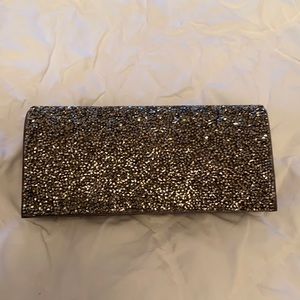 Dark Grey Studded Clutch